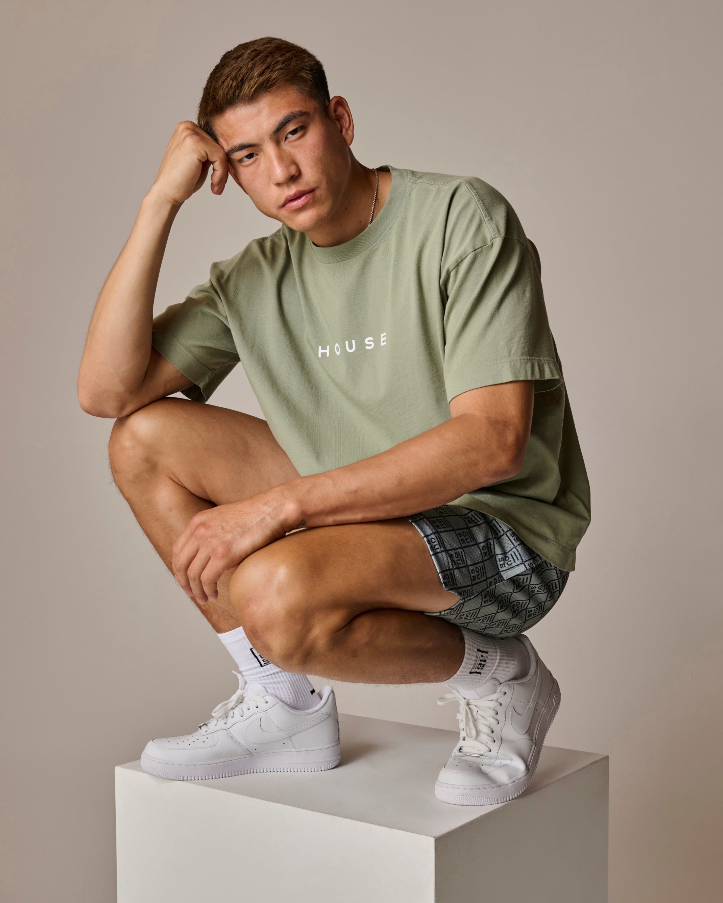 Mesh Short - Sage