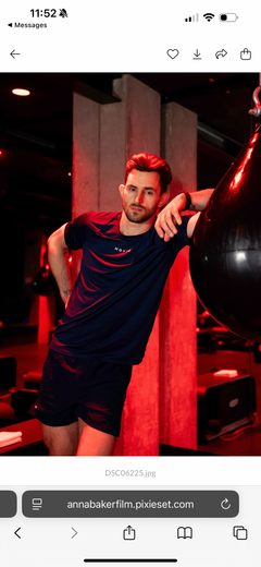 Athletic Tee - Navy