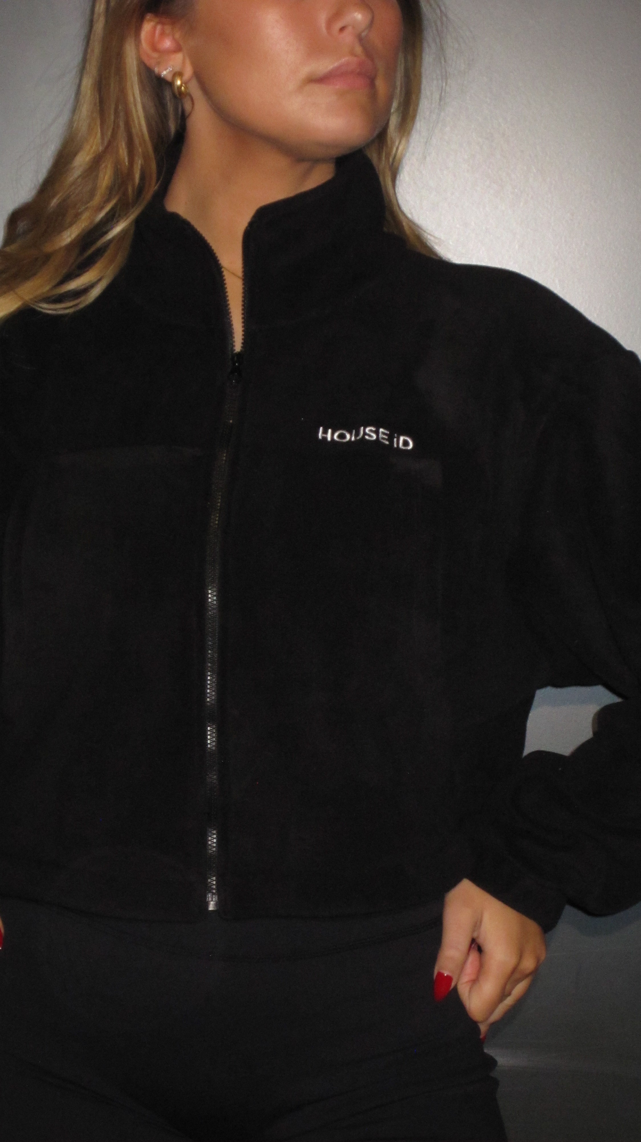 Form Fleece Zip Up - Black