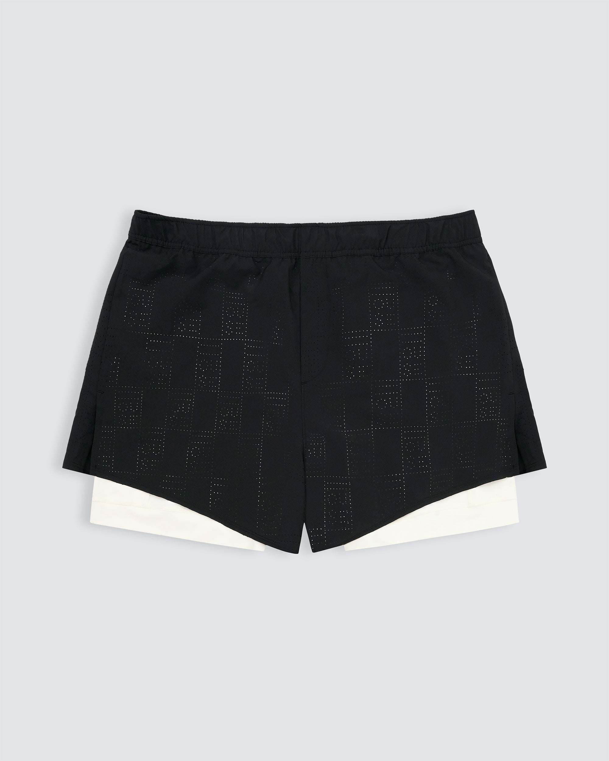 Sports shorts in black and white