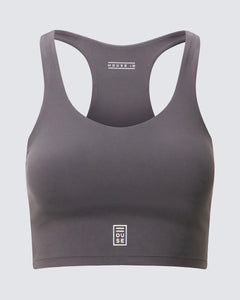 Womens HOUSESoft Cropped Tank in Dark Grey