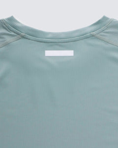 Mens Athletic Long Sleeve Top in Sea Green