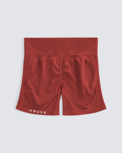 Womens Bike Short in Mars Red