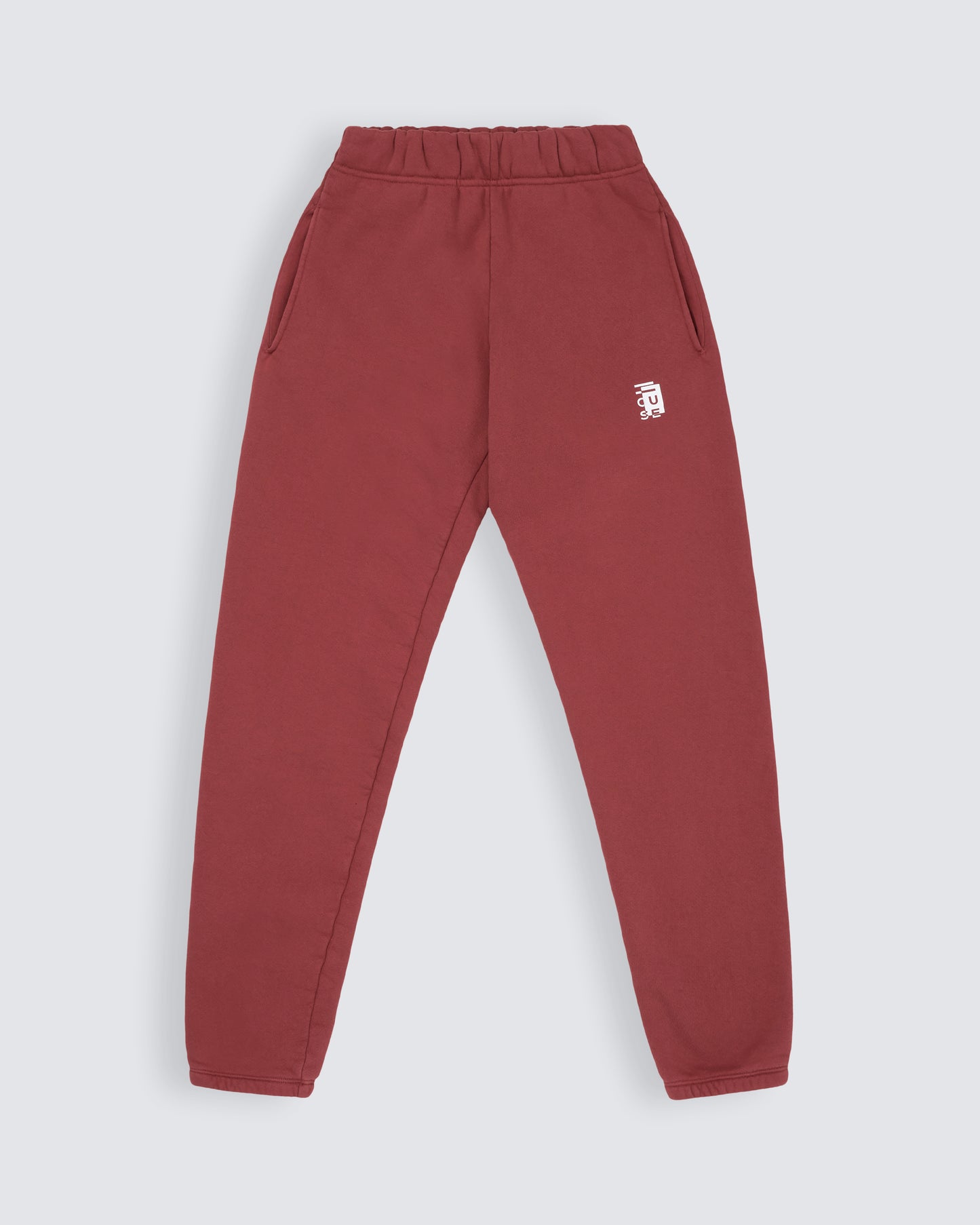 Sweat pants in Mars Red
