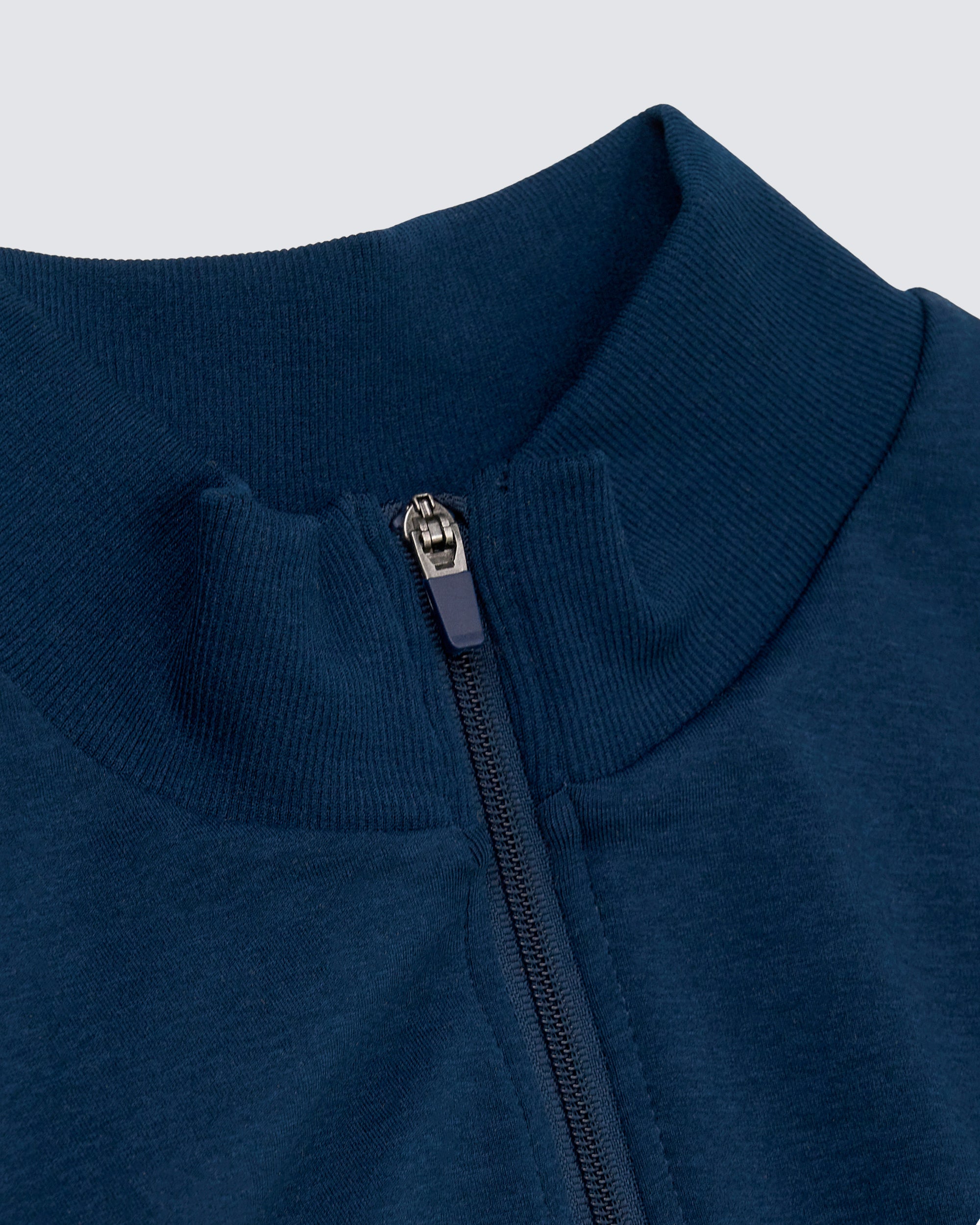 Seamless Longsleeve Full Zip - Navy