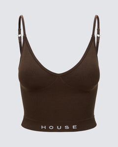 Seamless Tank - Espresso