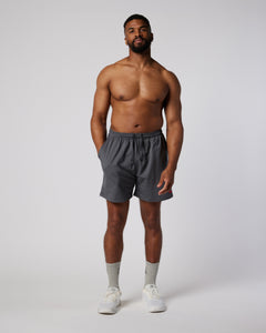 Mens Grey Jersey Short