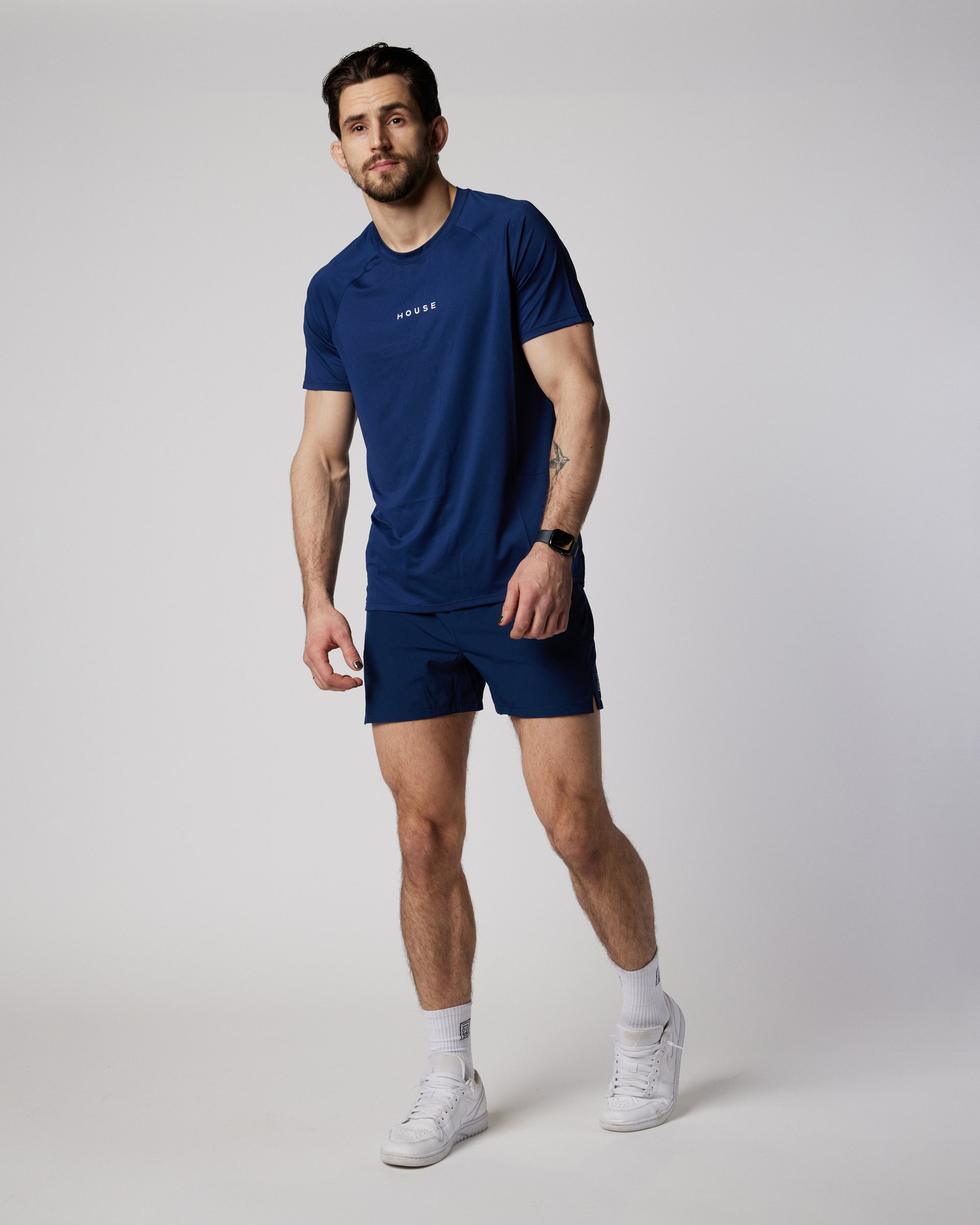 Mens navy athletic t-shirt