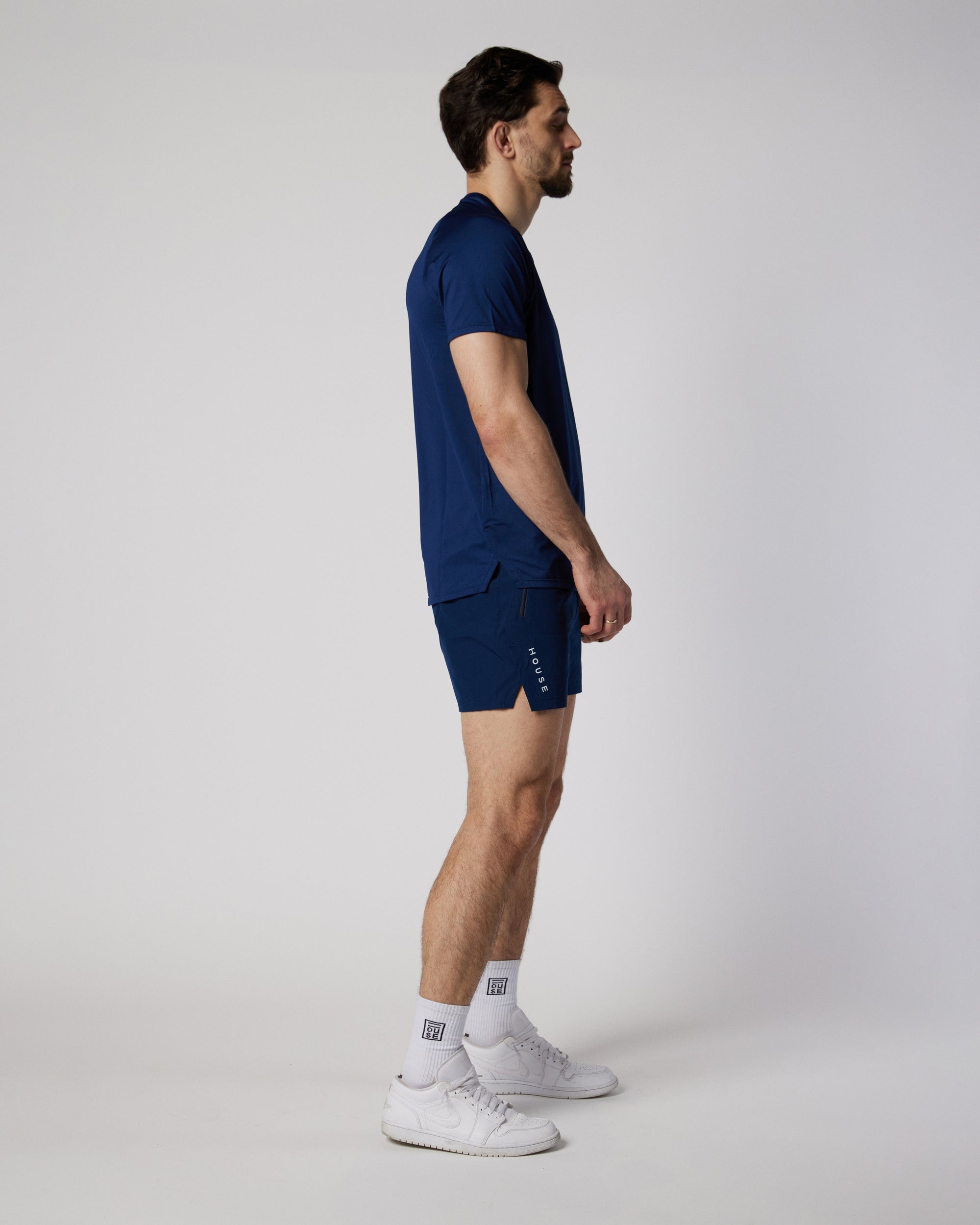 Mens navy athletic t-shirt