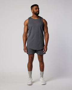 Grey Jersey Vest Mens