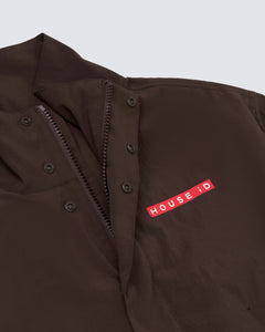 Cropped Cargo Jacket - Espresso