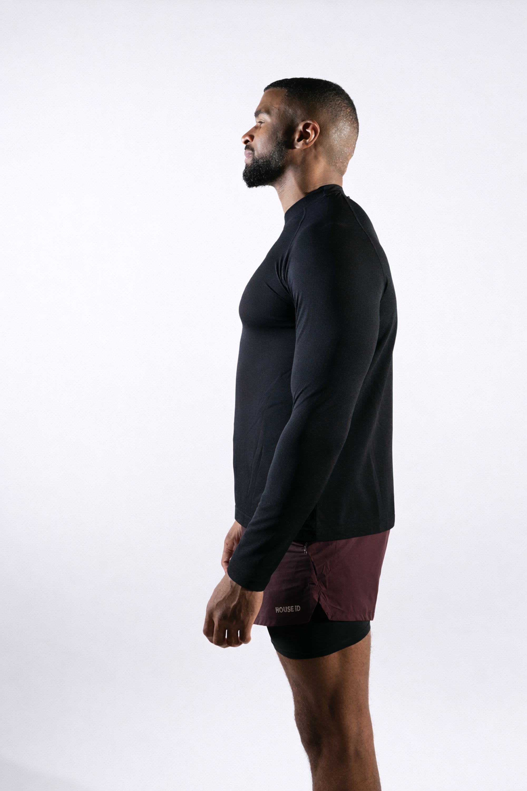 Seamless Athletic Longsleeve - Black