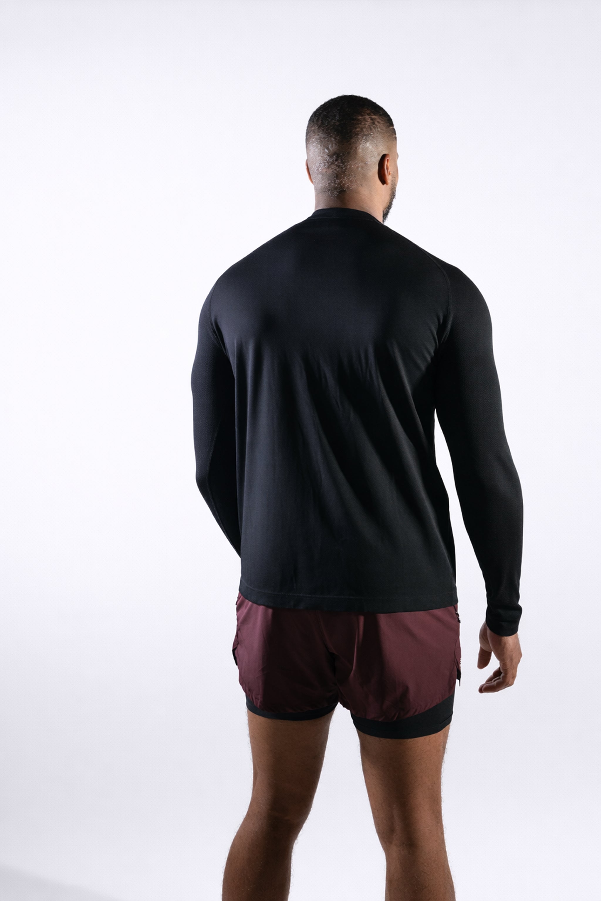 Seamless Athletic Longsleeve - Black