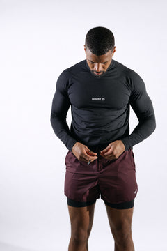Seamless Athletic Longsleeve - Black