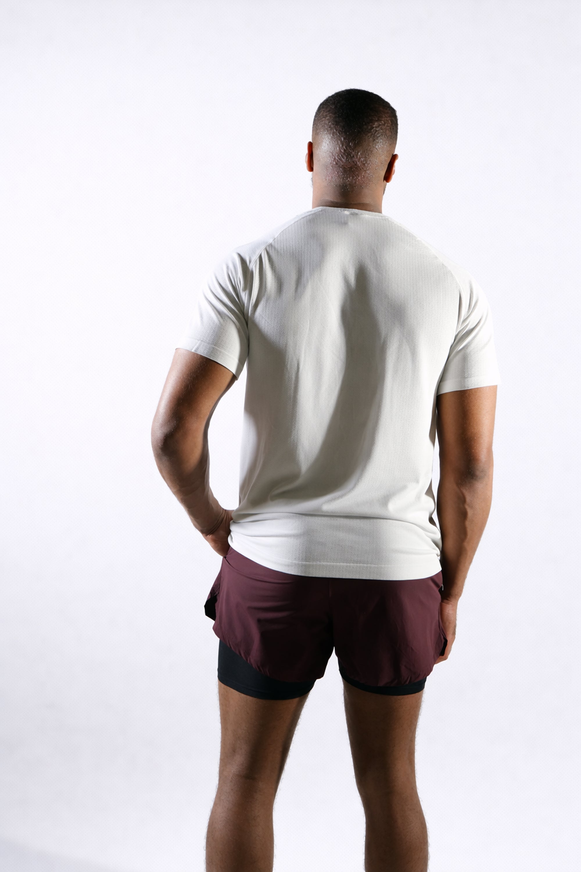 Seamless Athletic Tee - White