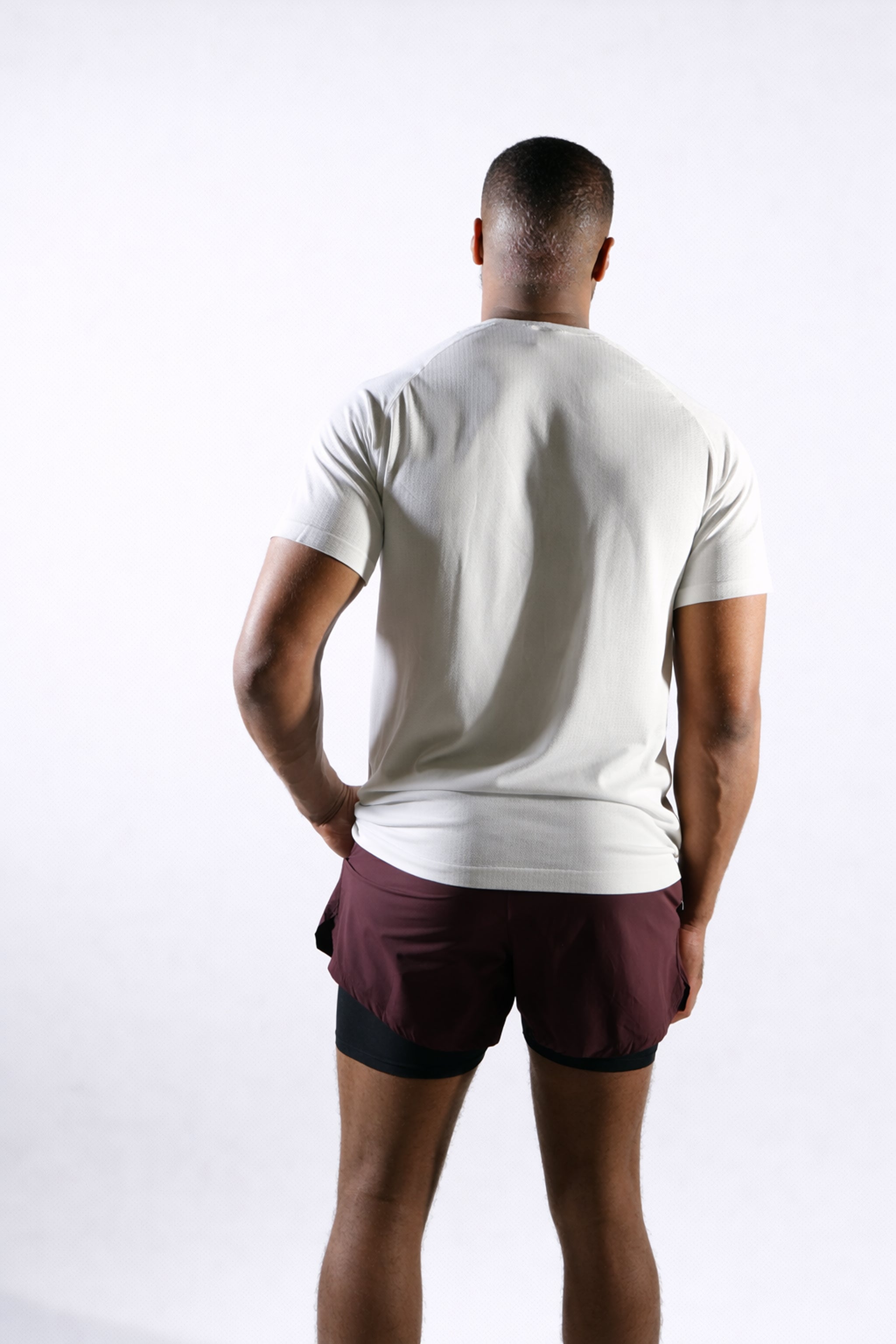Seamless Athletic Tee - White