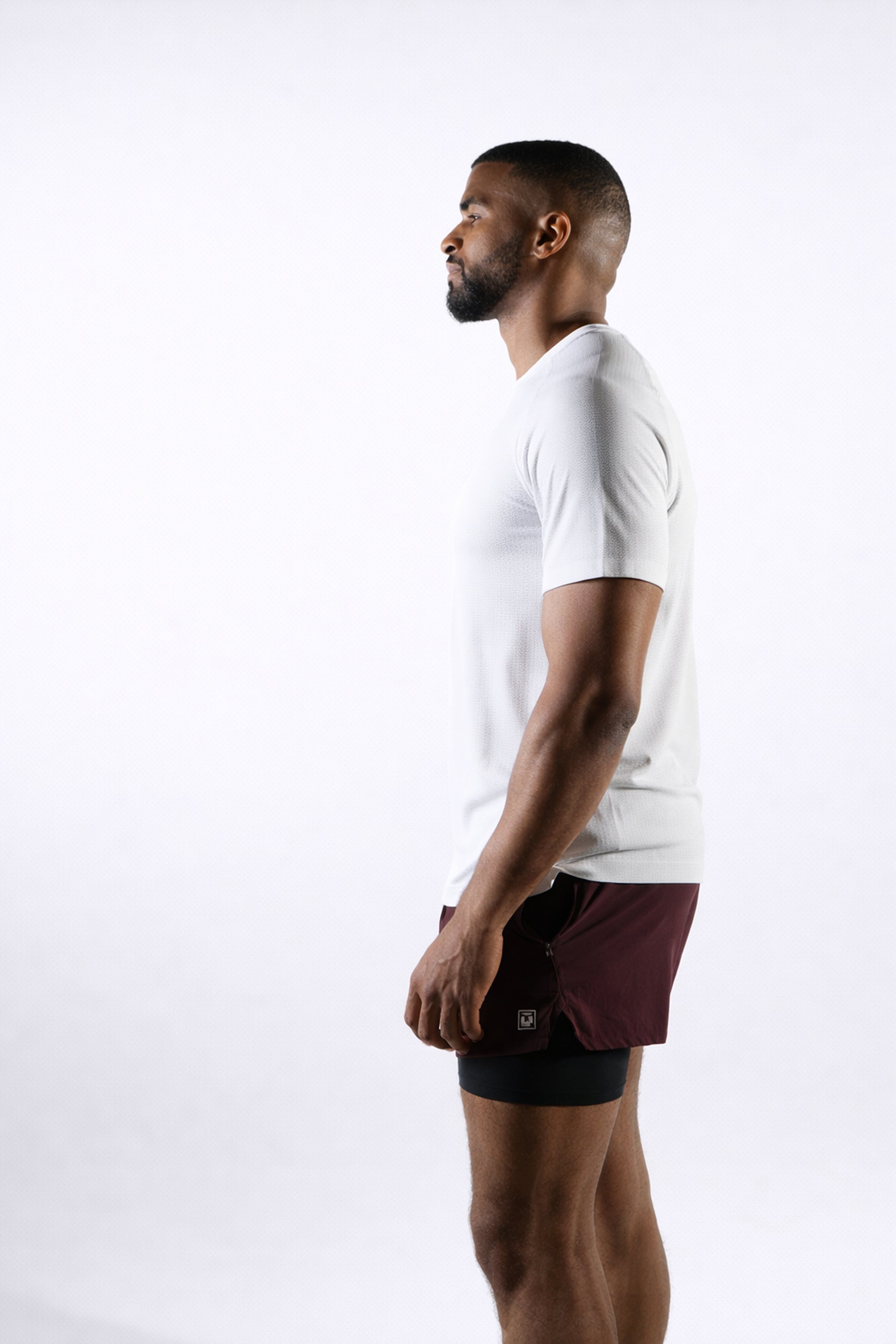 Seamless Athletic Tee - White
