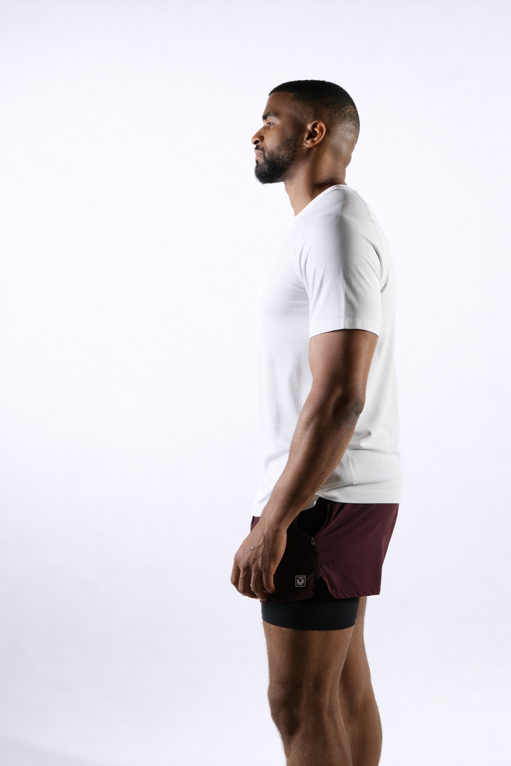 Seamless Athletic Tee - White