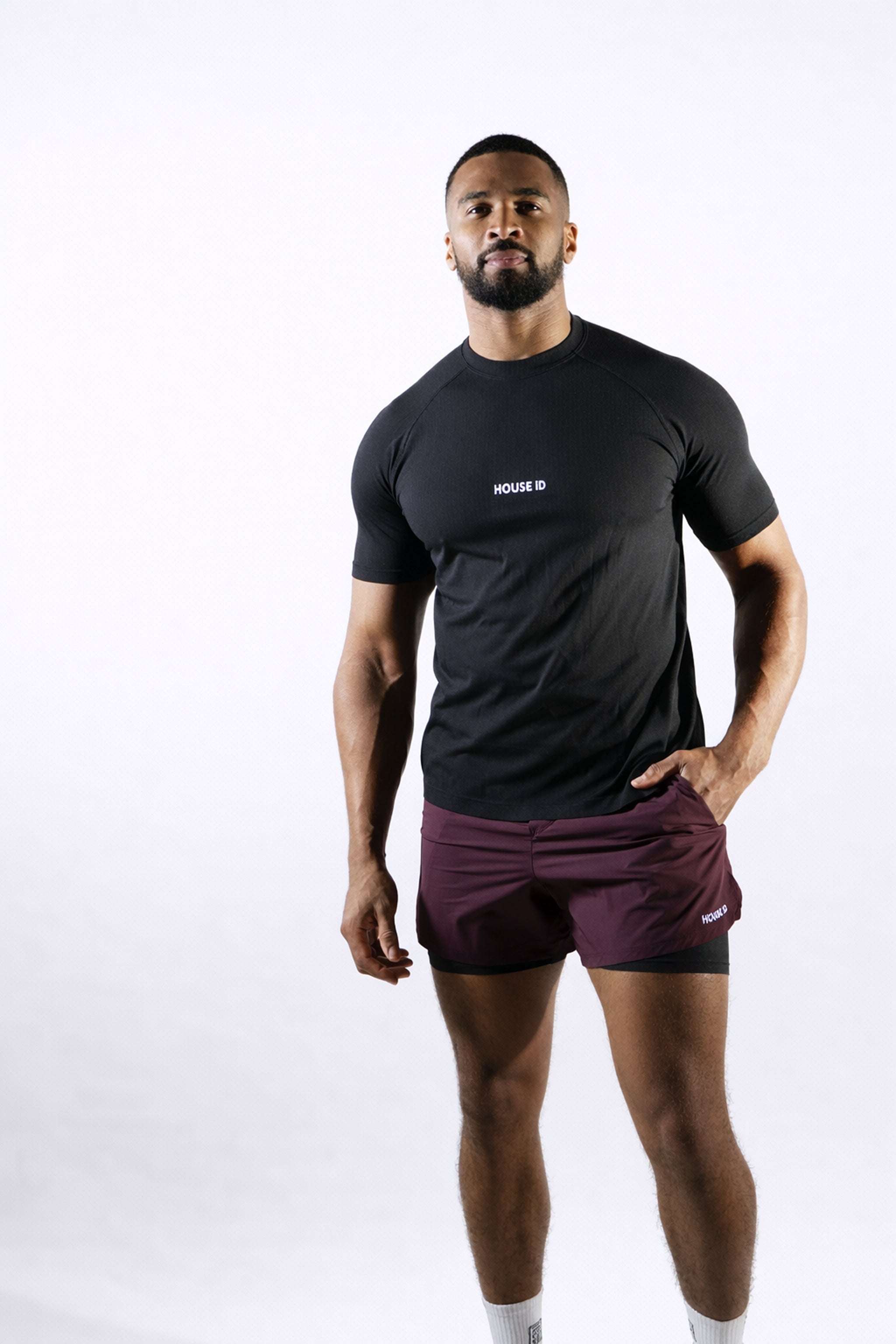 Seamless Athletic Tee - Black