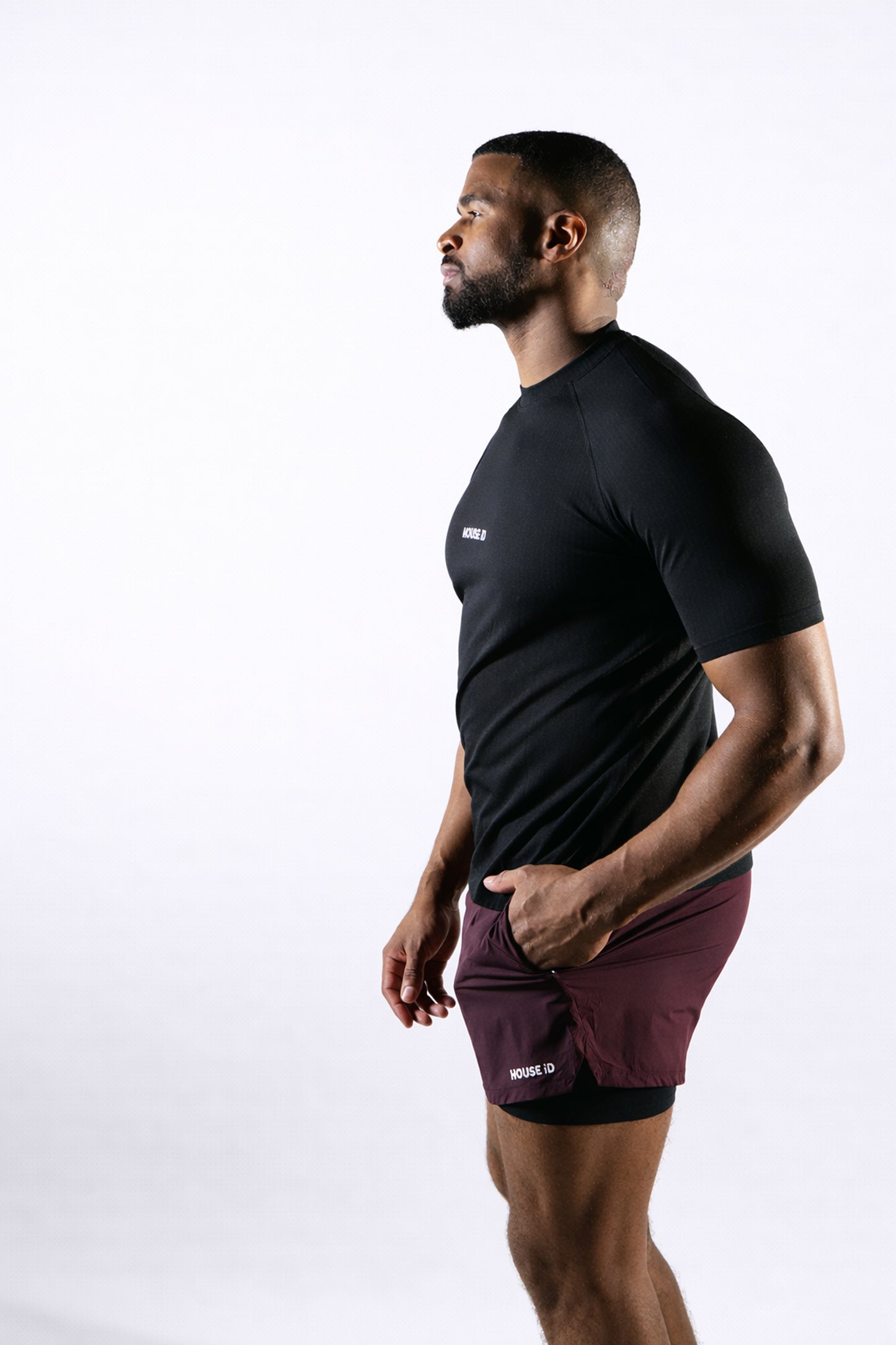 Seamless Athletic Tee - Black