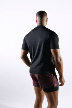 Seamless Athletic Tee - Black
