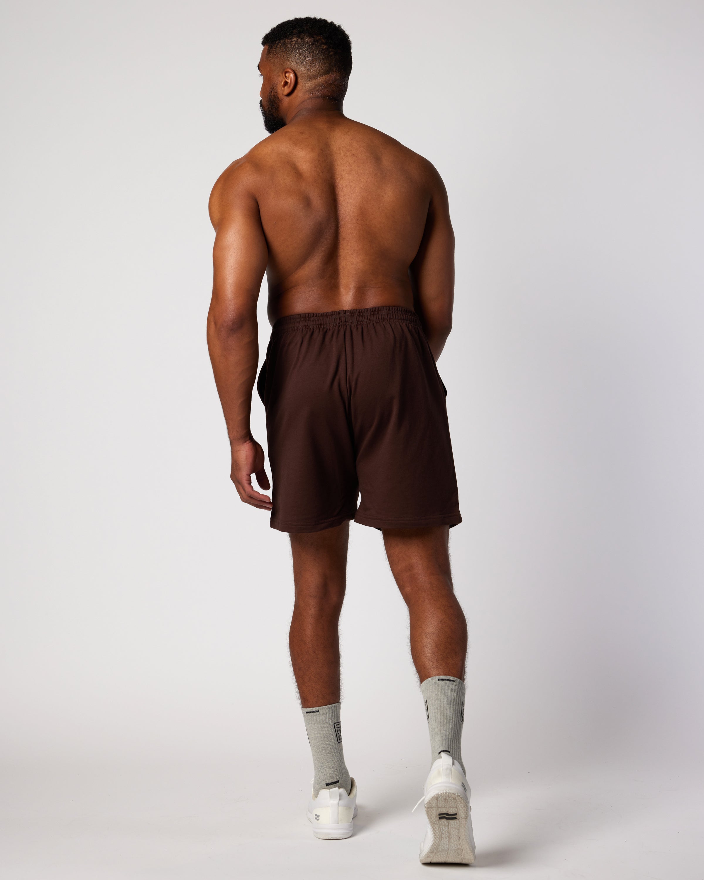 Mens Jersey Short in Espresso