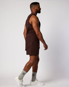 Mens Jersey Short in Espresso