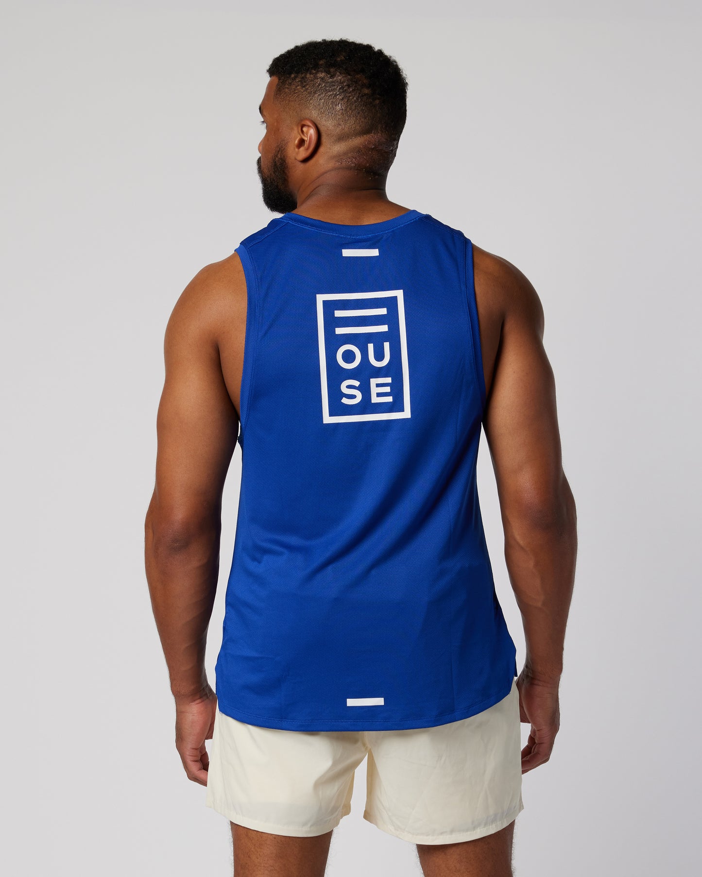 Mens Athletic Tank Azul