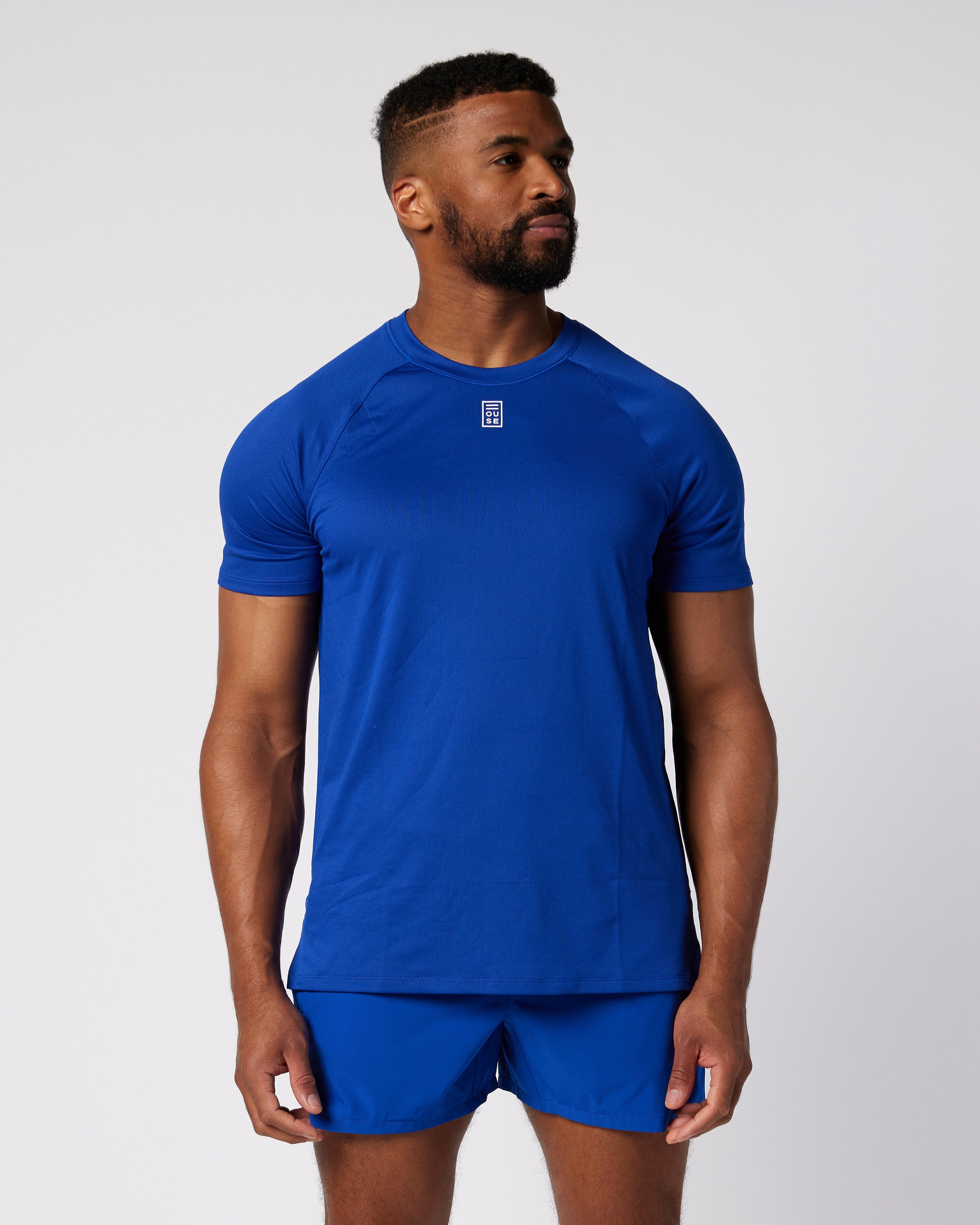 Mens Athletic Tee Azul