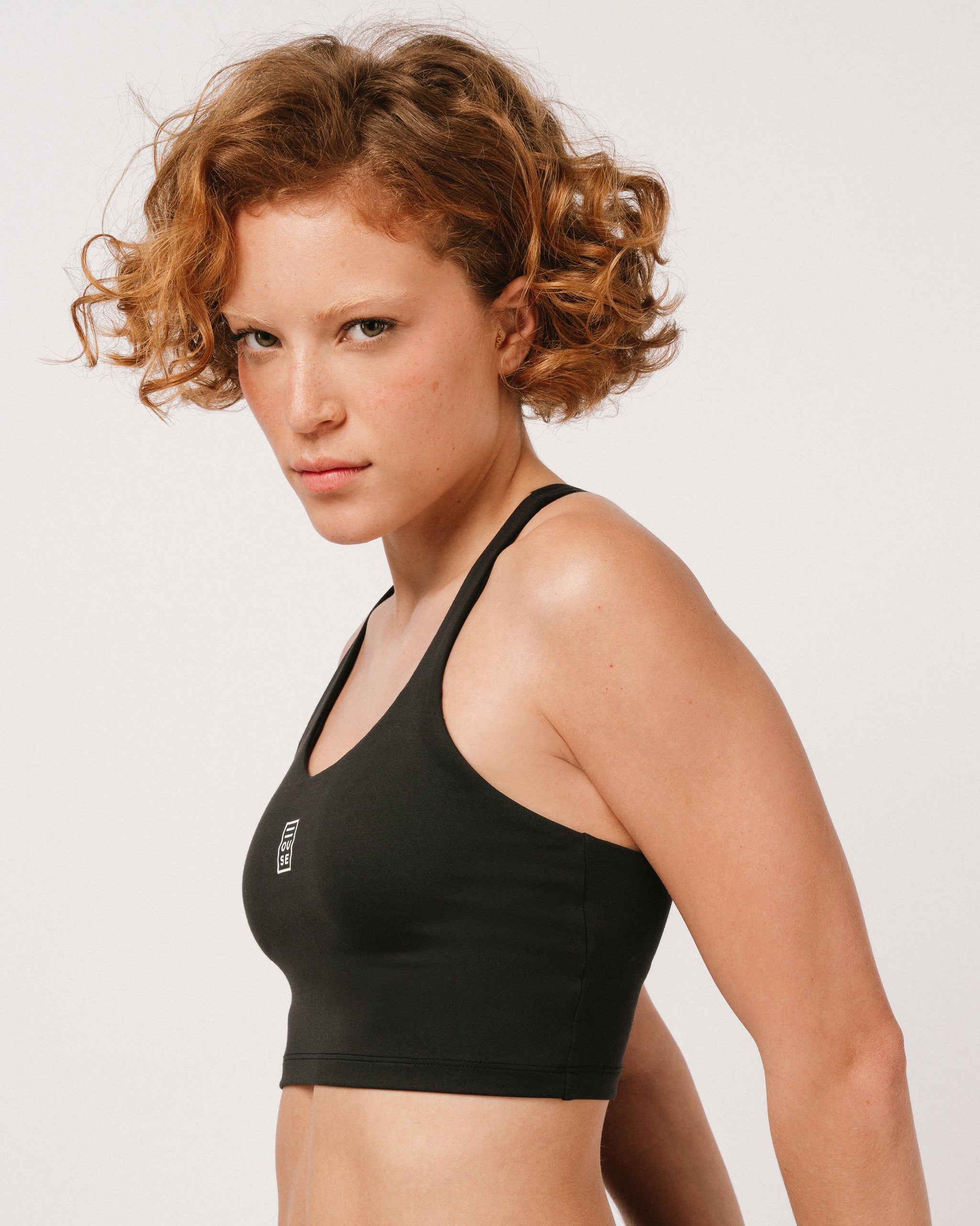 HOUSE iD HOUSESoft Cropped Tank Black